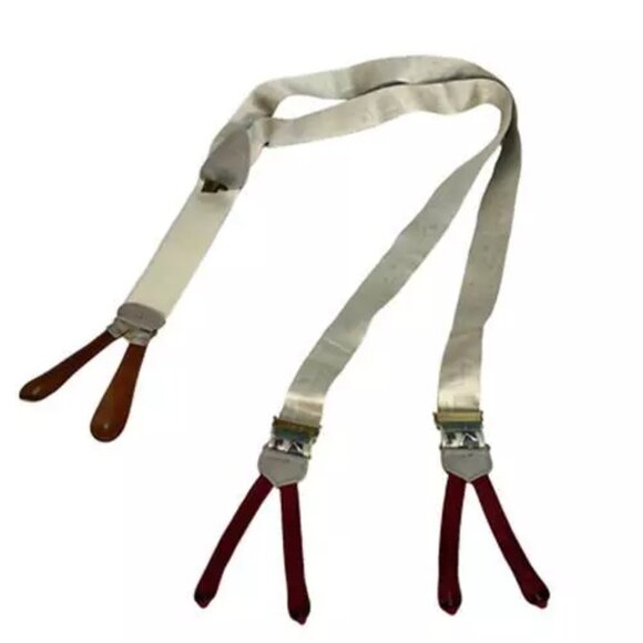 Trafalgar Mens Y Back Suspender Multicolor Button Adjustable Golf Novelty 46" - Picture 4 of 12